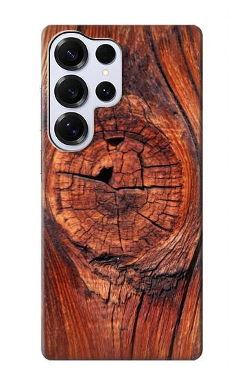 S0603 Bois imprimé graphique Etui Coque Housse pour Samsung Galaxy S25 Ultra