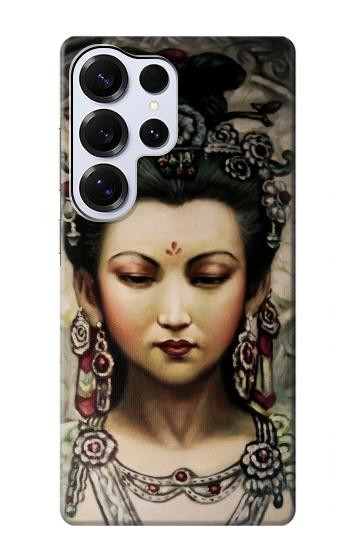 S0681 Guan Yin Etui Coque Housse pour Samsung Galaxy S25 Ultra