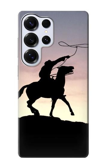 S0773 Cow-boy Etui Coque Housse pour Samsung Galaxy S25 Ultra