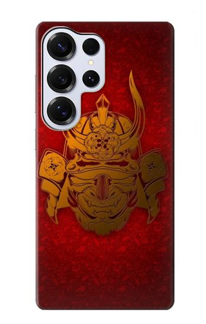 S0820 Casque Masque Samurai Etui Coque Housse pour Samsung Galaxy S25 Ultra