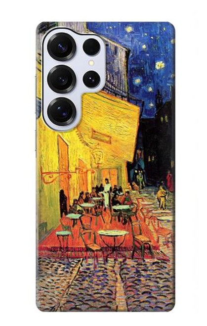 S0929 Van Gogh Café Terrasse Etui Coque Housse pour Samsung Galaxy S25 Ultra