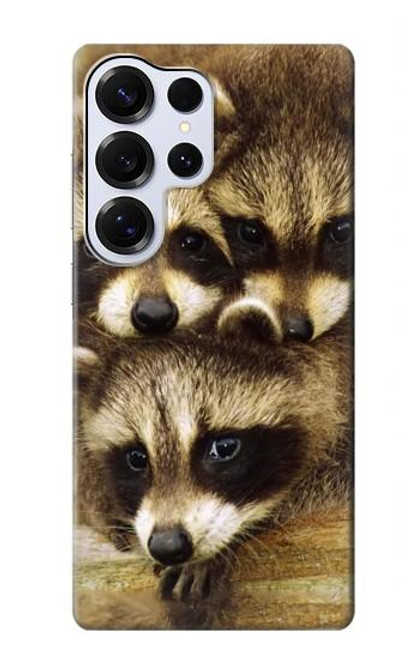 S0977 Les ratons laveurs bébé Etui Coque Housse pour Samsung Galaxy S25 Ultra