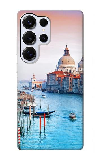 S0982 Beauté de Venise Italie Etui Coque Housse pour Samsung Galaxy S25 Ultra