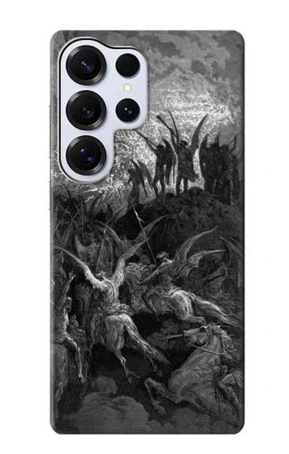 S1026 Gustave Doré Paradis perdu Etui Coque Housse pour Samsung Galaxy S25 Ultra