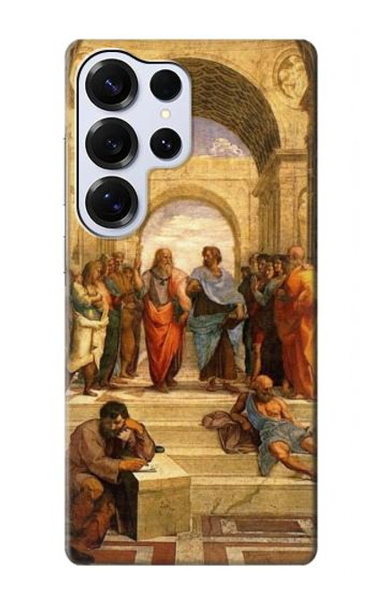 S1086 Ecole d'Athènes de Raphaël Etui Coque Housse pour Samsung Galaxy S25 Ultra