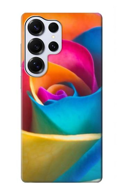 S1671 Arc en ciel coloré Rose Etui Coque Housse pour Samsung Galaxy S25 Ultra