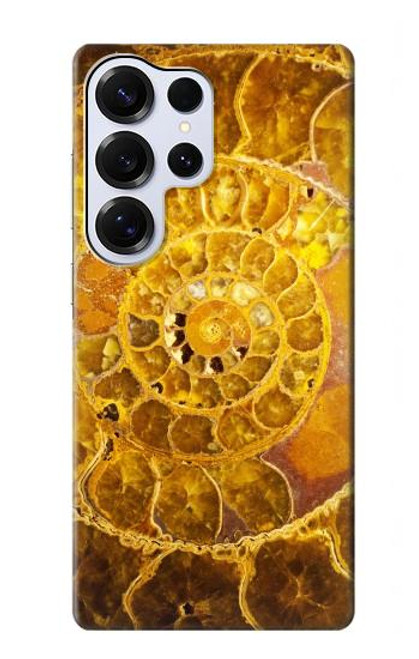 S1789 ammonite Fossiles Etui Coque Housse pour Samsung Galaxy S25 Ultra
