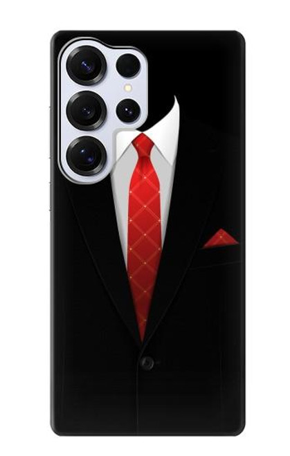 S1805 Costume Noir Etui Coque Housse pour Samsung Galaxy S25 Ultra