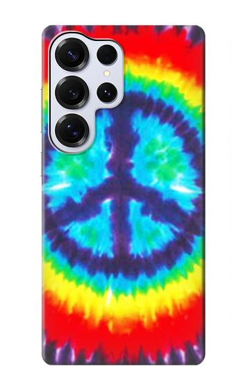 S1870 Tie Dye Paix Etui Coque Housse pour Samsung Galaxy S25 Ultra