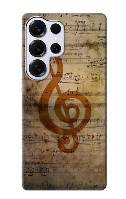 S2368 Note de musique Etui Coque Housse pour Samsung Galaxy S25 Ultra