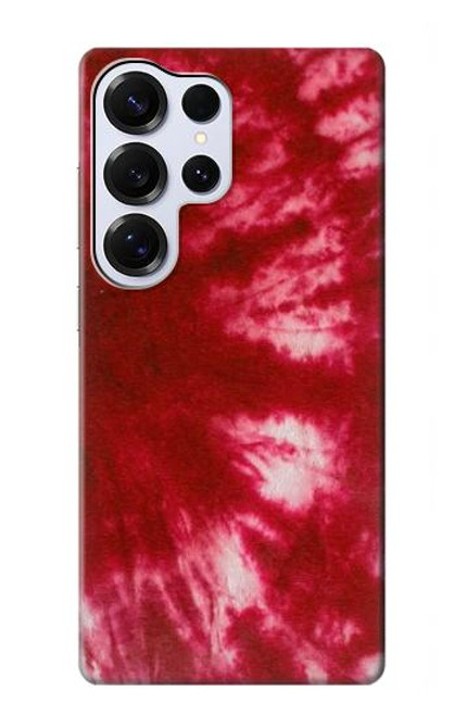 S2480 Tie dye rouge Etui Coque Housse pour Samsung Galaxy S25 Ultra