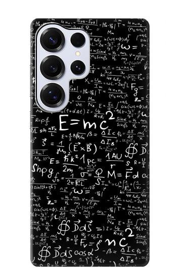 S2574 Mathématiques Physique Noirboard équation Etui Coque Housse pour Samsung Galaxy S25 Ultra