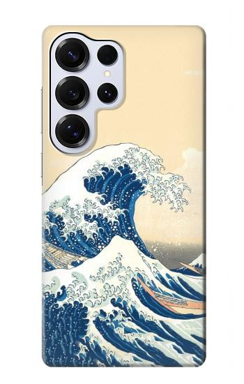 S2790 Hokusai Sous la vague au large de Kanagawa Etui Coque Housse pour Samsung Galaxy S25 Ultra