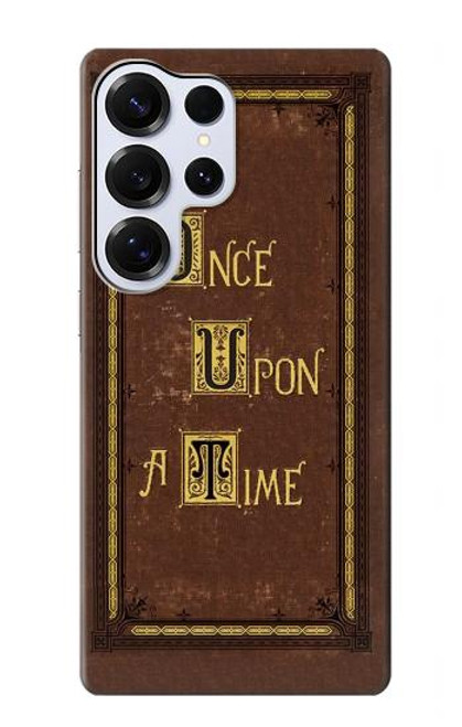 S2824 Il était une Fois Livre Couverture Etui Coque Housse pour Samsung Galaxy S25 Ultra