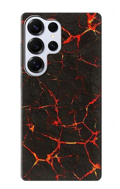 S3696 Magma de lave Etui Coque Housse pour Samsung Galaxy S25 Ultra