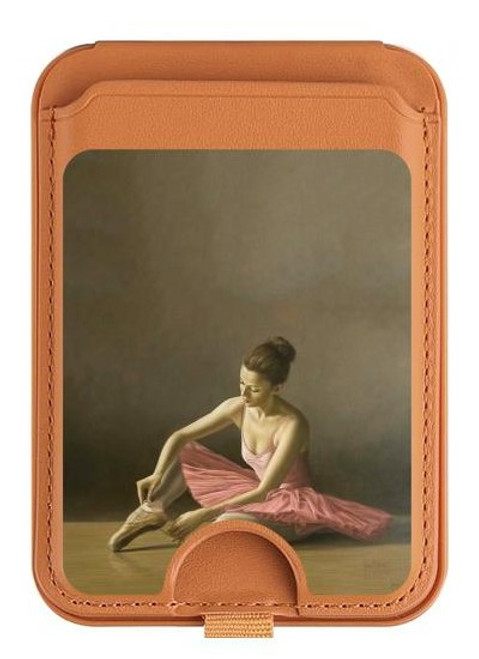 S1241 Ballet Magnetic Card Holder Wallet Stand with MagSafe for iPhone 16 15 14 13 Pro Max