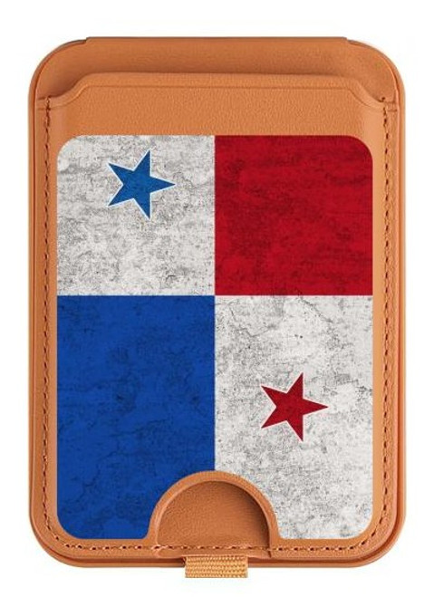 S2978 Panama Football Football Magnetic Card Holder Wallet Stand with MagSafe for iPhone 16 15 14 13 Pro Max