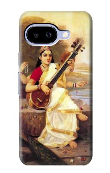 S1420 Saraswati déesse hindoue Etui Coque Housse pour Google Pixel 9a