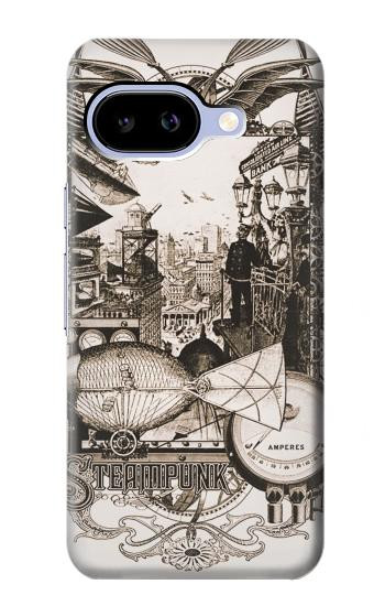 S1681 Dessin steampunk Etui Coque Housse pour Google Pixel 9a