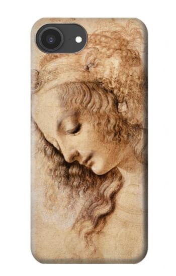 S1045 Leonardo da Vinci Femme Head Etui Coque Housse pour iPhone 16e, 17e