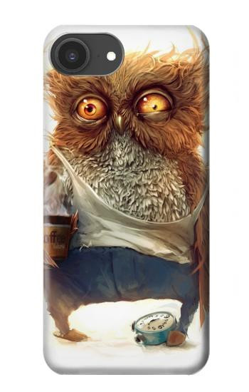 S1133 Réveillez-vous Chouette Etui Coque Housse pour iPhone 16e, 17e
