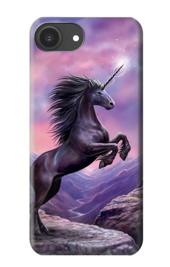 S1461 Licorne Fantaisie Cheval Etui Coque Housse pour iPhone 16e, 17e
