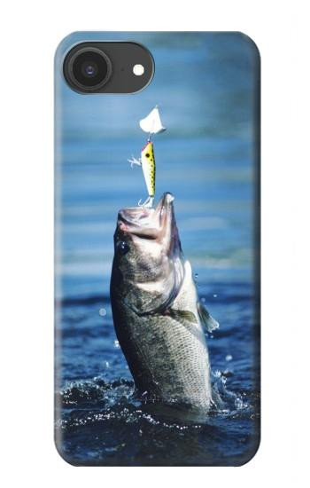 S1594 Pêche à l'achigan Etui Coque Housse pour iPhone 16e, 17e