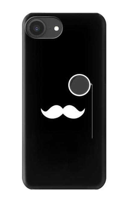S1946 Sir Mustache Minimalisme Etui Coque Housse pour iPhone 16e