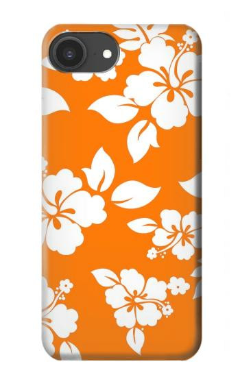 S2245 Hawai Hibiscus Motif orange Etui Coque Housse pour iPhone 16e, 17e