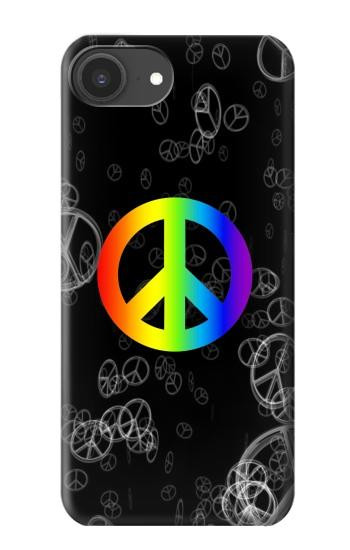 S2356 Signe de paix Etui Coque Housse pour iPhone 16e, 17e