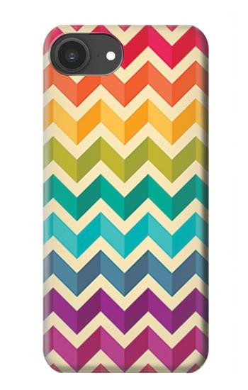 S2362 Arc en ciel coloré Shavron Zig zag Etui Coque Housse pour iPhone 16e, 17e