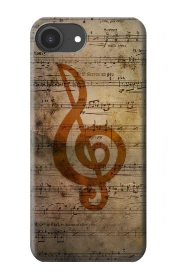 S2368 Note de musique Etui Coque Housse pour iPhone 16e, 17e