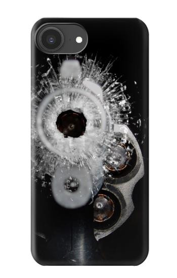 S2387 Verre bullet Trou Pistolet Etui Coque Housse pour iPhone 16e, 17e