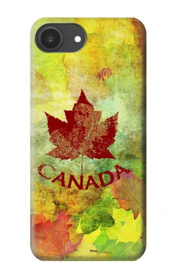 S2523 Canada Feuille d'érable d'automne Etui Coque Housse pour iPhone 16e, 17e