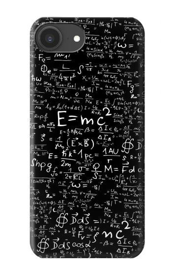 S2574 Mathématiques Physique Noirboard équation Etui Coque Housse pour iPhone 16e, 17e