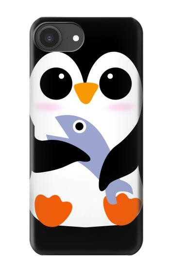 S2631 Mignon Bébé Pingouin Etui Coque Housse pour iPhone 16e, 17e