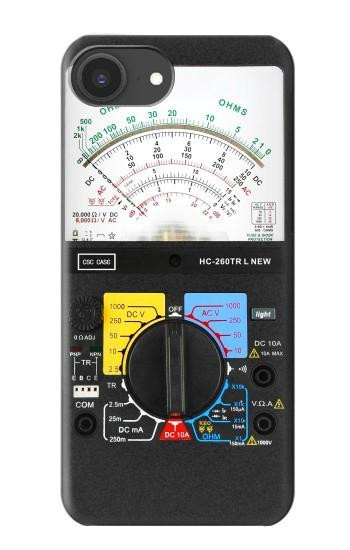S2660 Multimètre analogique imprimé graphique Etui Coque Housse pour iPhone 16e, 17e