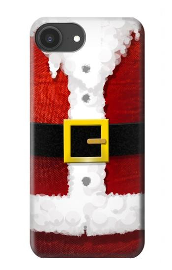 S2846 Costume de Noël Père Noël Rouge Etui Coque Housse pour iPhone 16e, 17e