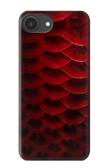 S2879 Rouge Arowana écailles de poisson Etui Coque Housse pour iPhone 16e, 17e