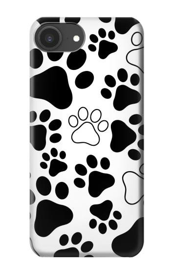 S2904 Chien d'impression de patte Etui Coque Housse pour iPhone 16e, 17e