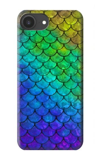 S2930 Sirène écailles de poisson Etui Coque Housse pour iPhone 16e, 17e