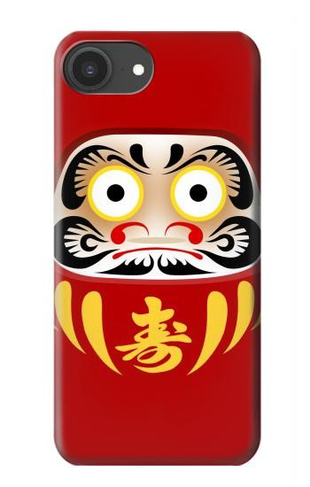 S3045 Japon Bonne chance Daruma Poupée Etui Coque Housse pour iPhone 16e, 17e