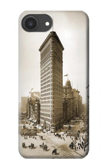 S3046 Vieux de New York Flatiron Bâtiment Etui Coque Housse pour iPhone 16e, 17e
