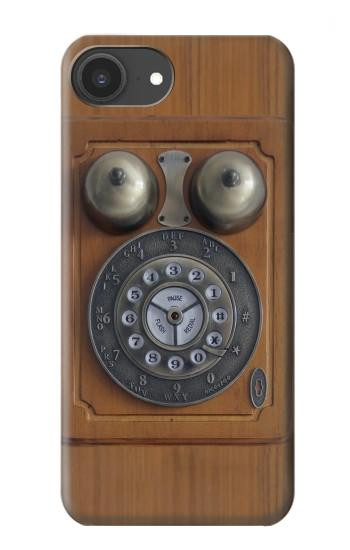 S3146 Mur Antique Retro Ligne téléphonique Etui Coque Housse pour iPhone 16e, 17e