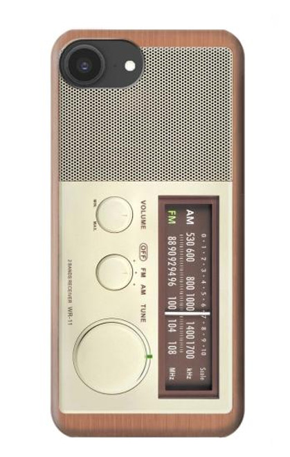 S3165 FM AM en bois Récepteur graphique Etui Coque Housse pour iPhone 16e