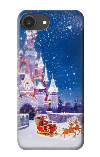 S3282 Château de Santa Noël Etui Coque Housse pour iPhone 16e, 17e