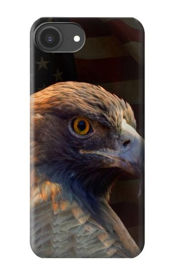 S3376 Aigle Drapeau américain Etui Coque Housse pour iPhone 16e, 17e