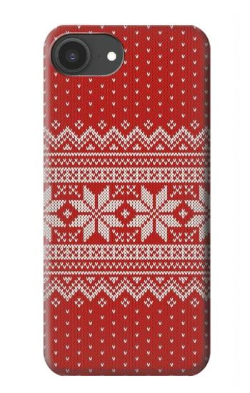S3384 Motif d'hiver sans couture tricot Etui Coque Housse pour iPhone 16e, 17e