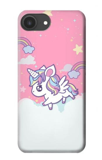 S3518 Licorne Dessin animé Etui Coque Housse pour iPhone 16e, 17e