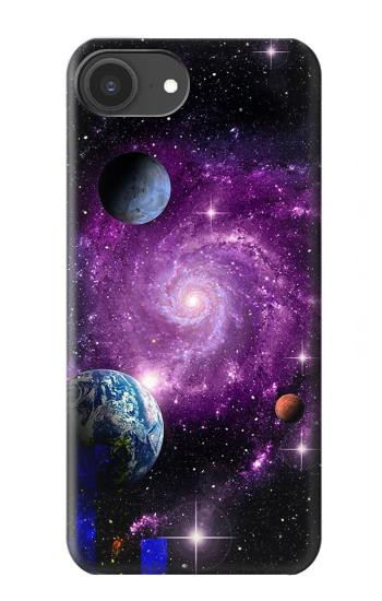 S3689 Planète spatiale Galaxy Etui Coque Housse pour iPhone 16e, 17e